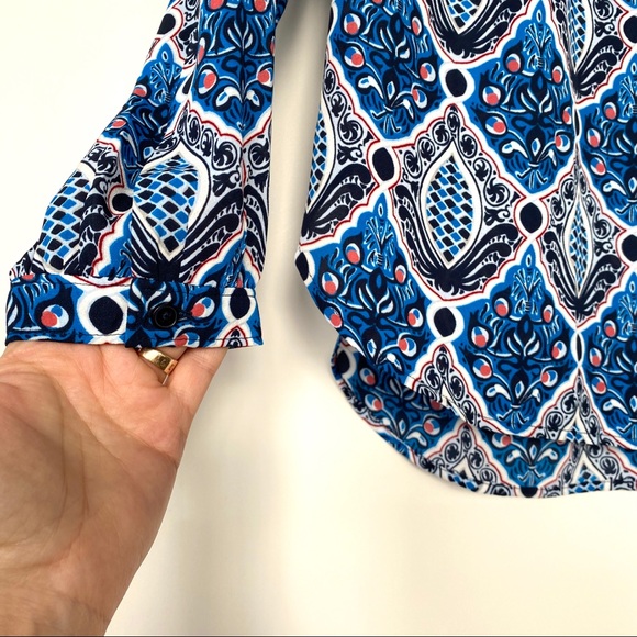 LOFT flowy printed top with long sleeves - Picture 4 of 6